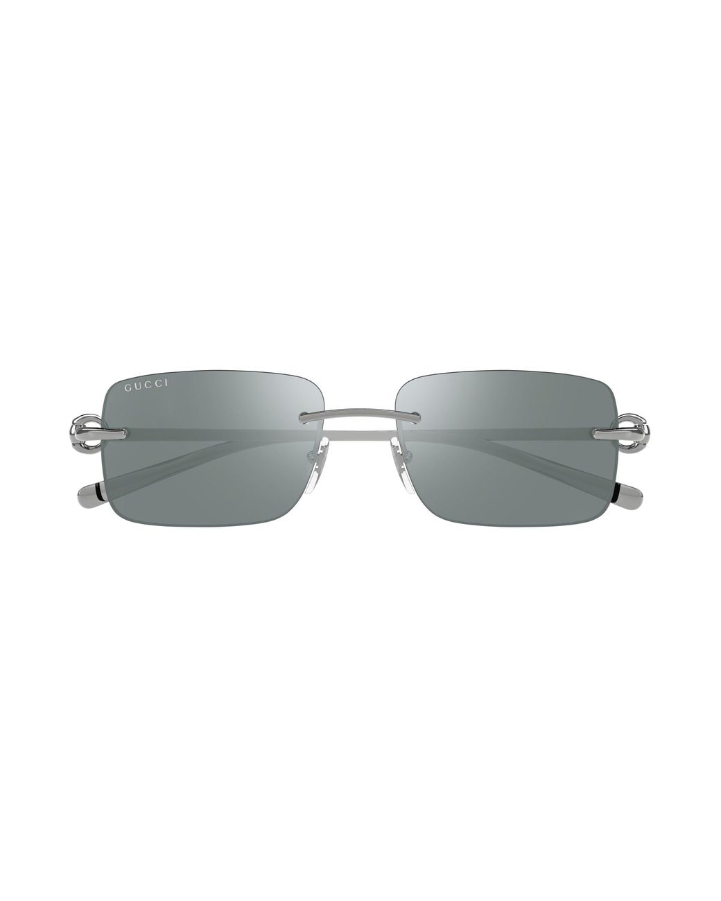 Gucci Black Gg1703S 002 Sunglasses Metal Squared for men