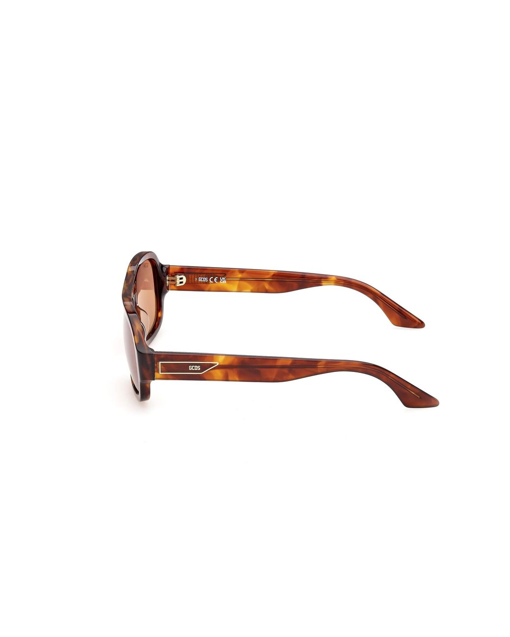 Gcds Black Gd0080 54E Sunglasses Acetate Geometric Normal