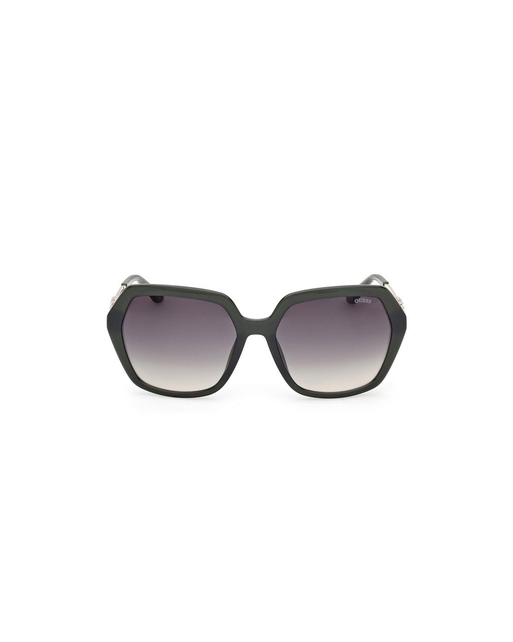 Guess Black Gu00267 96P Sunglasses Injected Geometric Normal