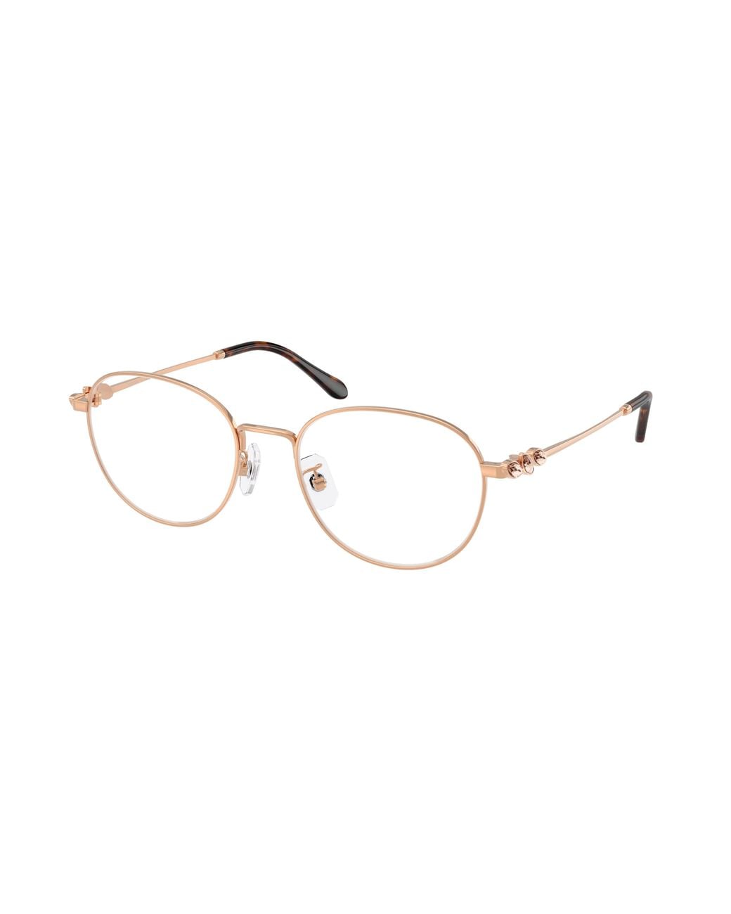 Swarovski Black Sk1042D 4014 Optical Frames Metal Transparent Pantos Normal