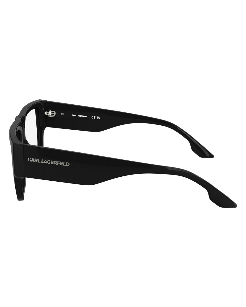 Karl Lagerfeld Black Kl6198 001 Optical Frames Injected Pilot Normal for men
