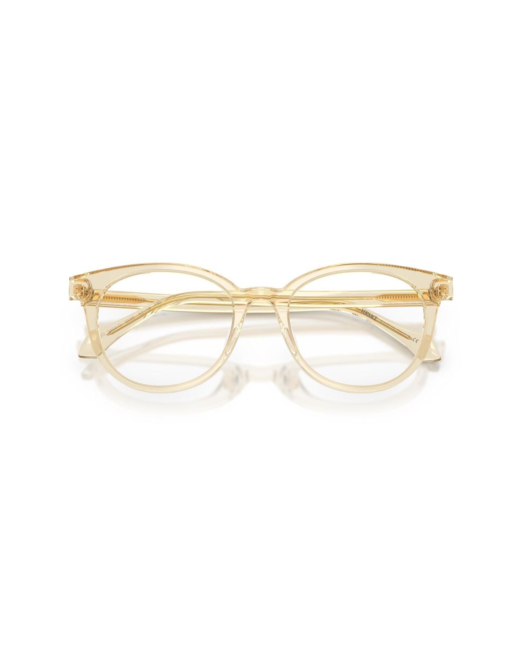 Versace Black Ve3404D 5556 Optical Frames Acetate Transparent Pantos Normal