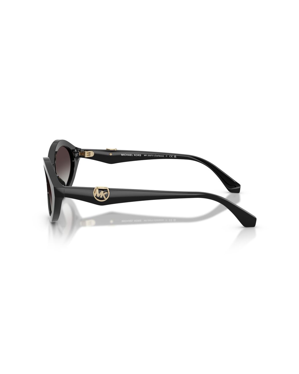 Michael Kors Black Mk2257U Carlazzo 30058G Sunglasses Acetate Round Normal Shaded