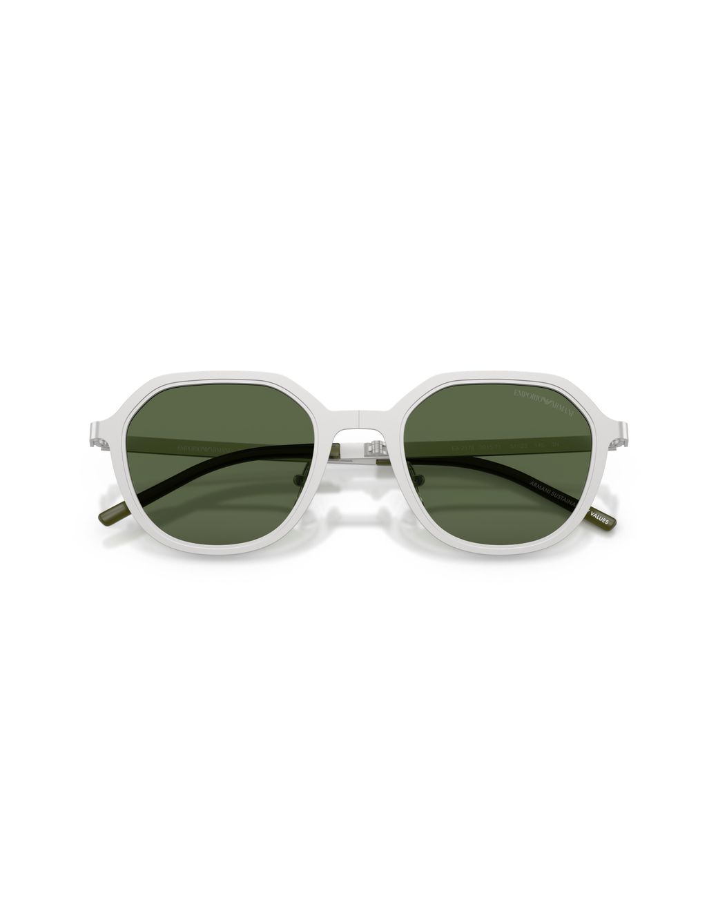 Emporio Armani Green Ea2176 301571 Sunglasses Metal Geometric Normal for men