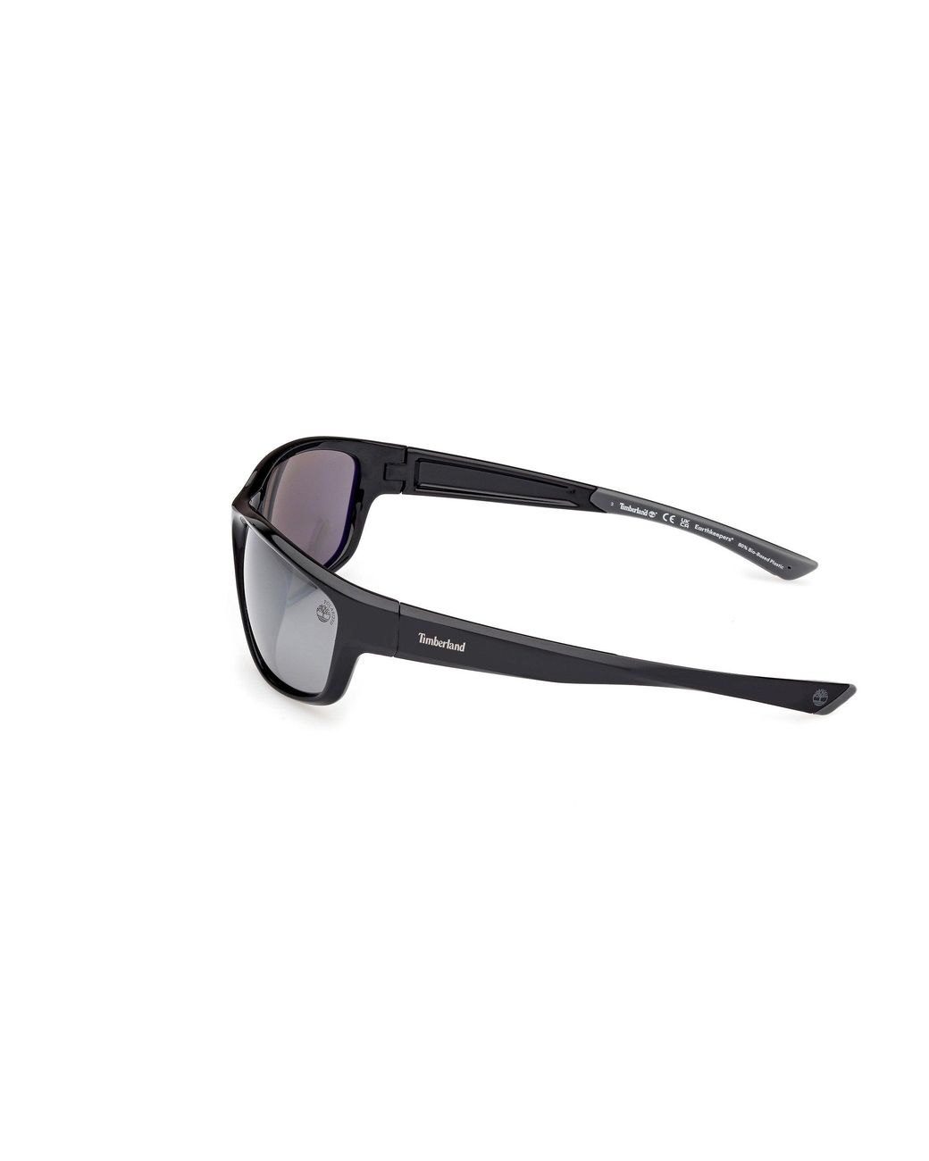 Timberland Black Tb00024 01D Sunglasses Injected Smoke Squared Polarized for men