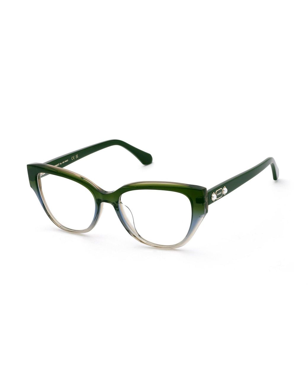 Twinset Black Vtw123 0C44 Optical Frames Acetate Butterfly