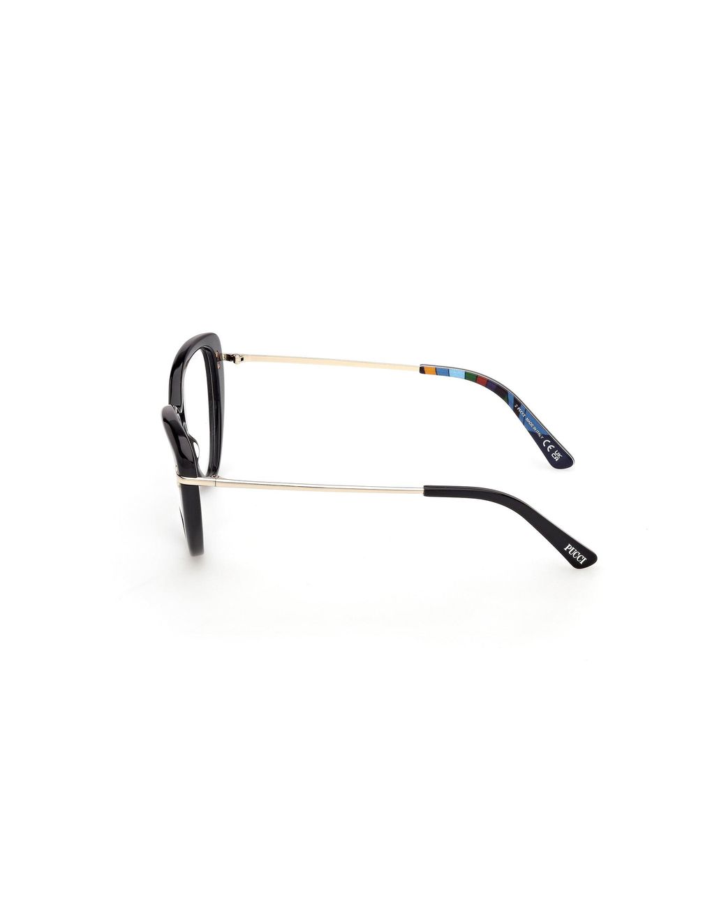 Emilio Pucci Black Ep5279 001 Optical Frames Acetate Butterfly Normal