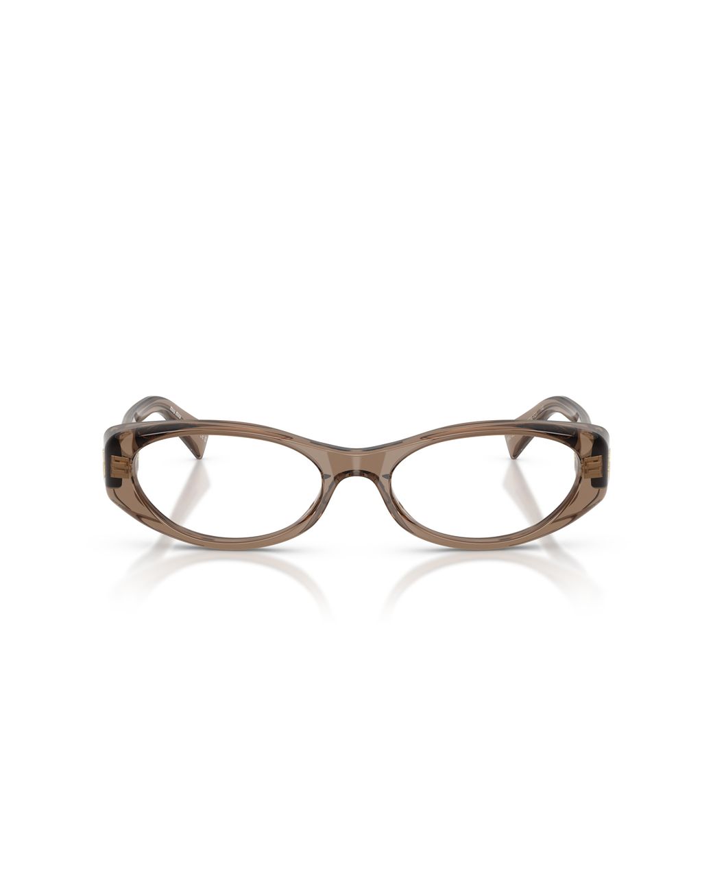Miu Miu Black Mu 03Zv 26M1O1 Optical Frames Acetate Transparent Round Normal