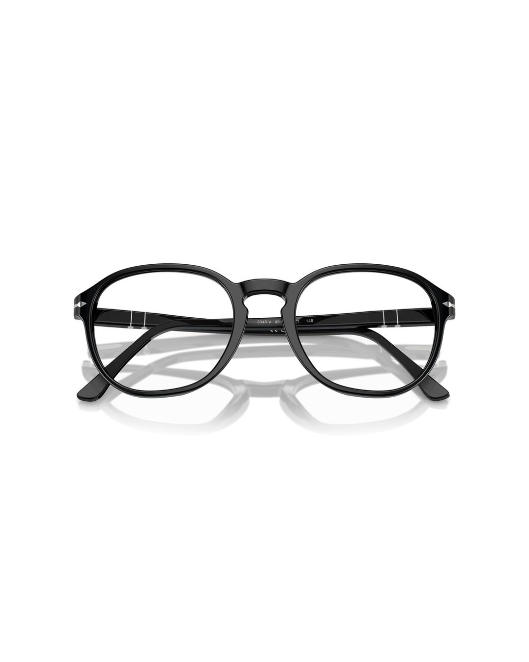 Persol Black Po3343V 95 Optical Frames Acetate Transparent Pantos Normal