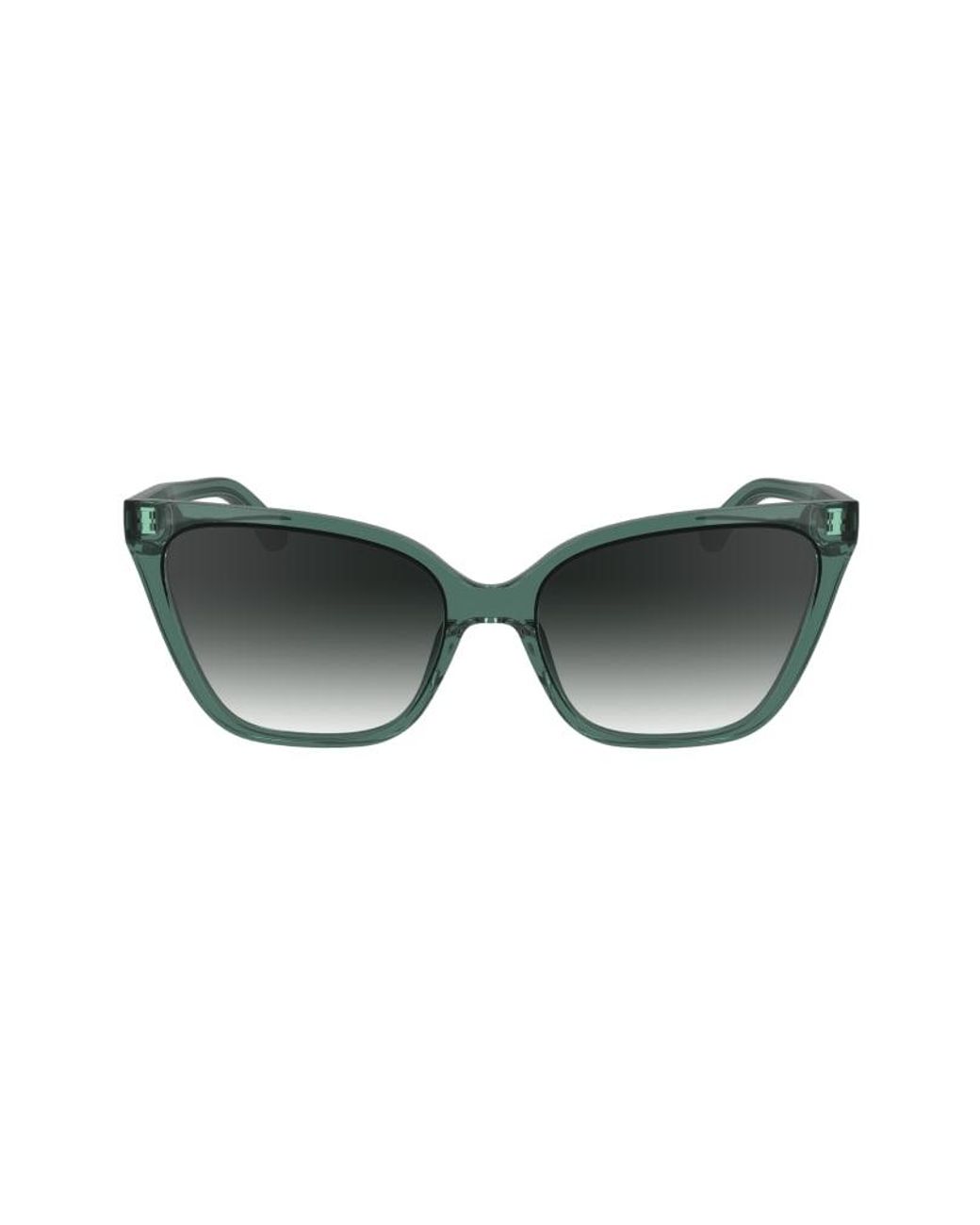 Calvin Klein Black Ck24507S 338 Sunglasses Bio-Inject Smoke Cat Eye Normal Shaded