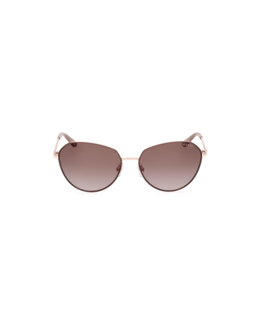 Guess Black Gu00148 58F Sunglasses Metal Round Normal