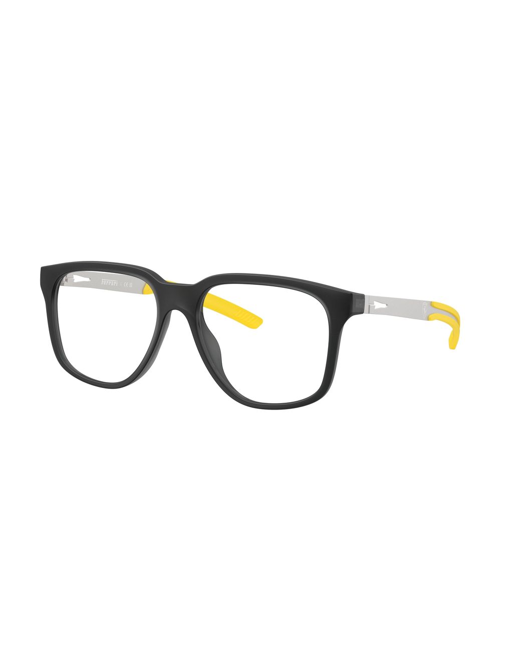 FERRARI SCUDERIA Black Fz8027U 531 Optical Frames Injected Transparent Pillow Normal for men