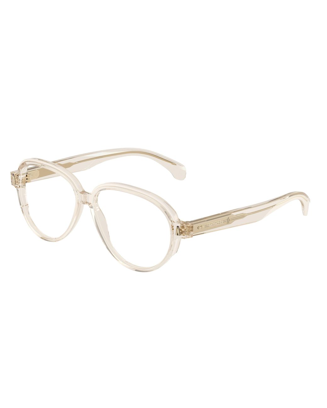 Moncler Black Me2005 3003 Optical Frames Acetate Transparent Round Normal