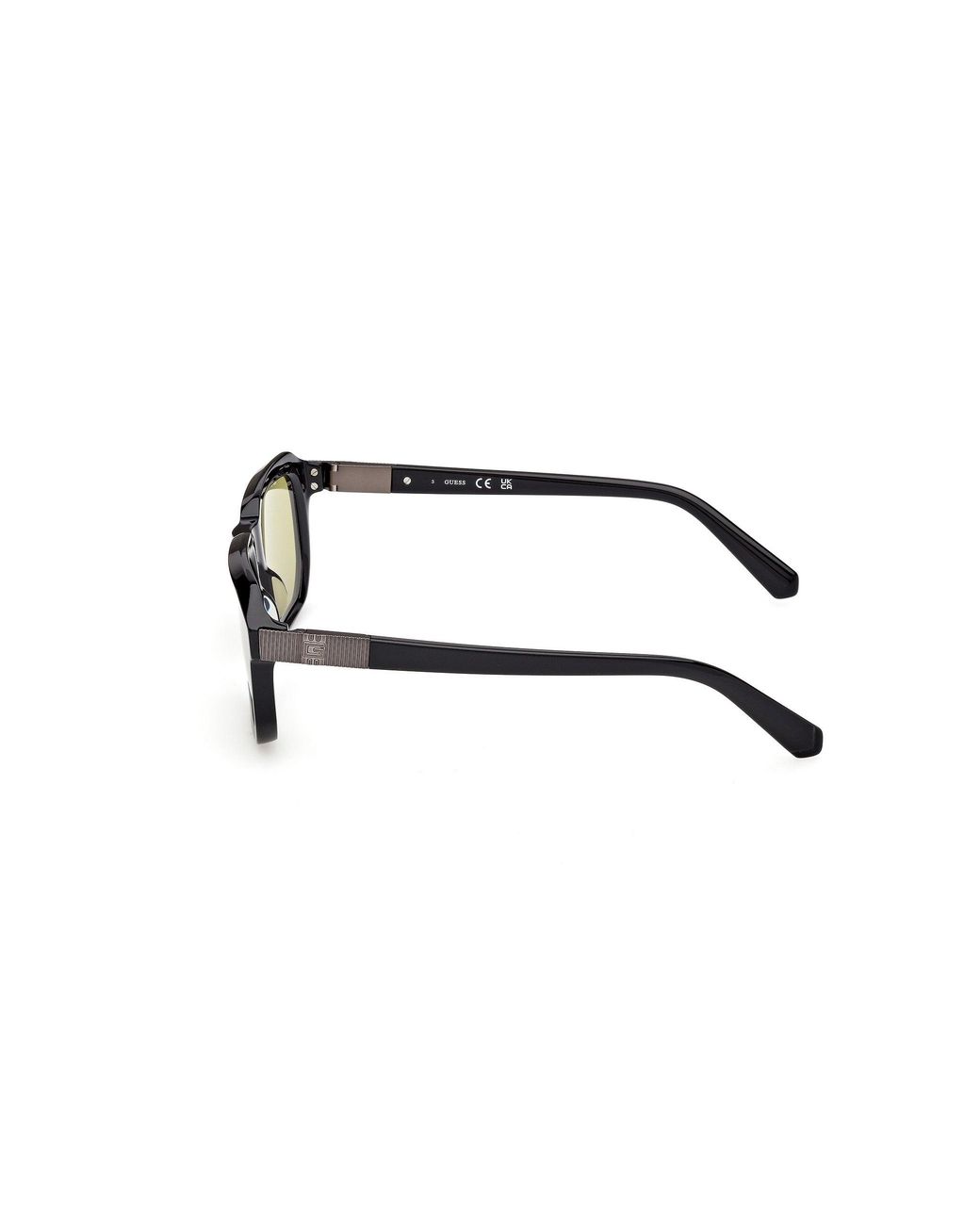 Guess Black Gu00278 01N Sunglasses Acetate Squared Normal for men