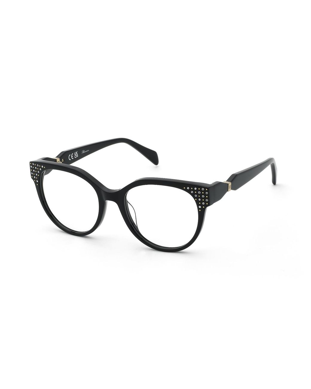 Blumarine Black Vbm248S 700S Optical Frames Acetate Pantos