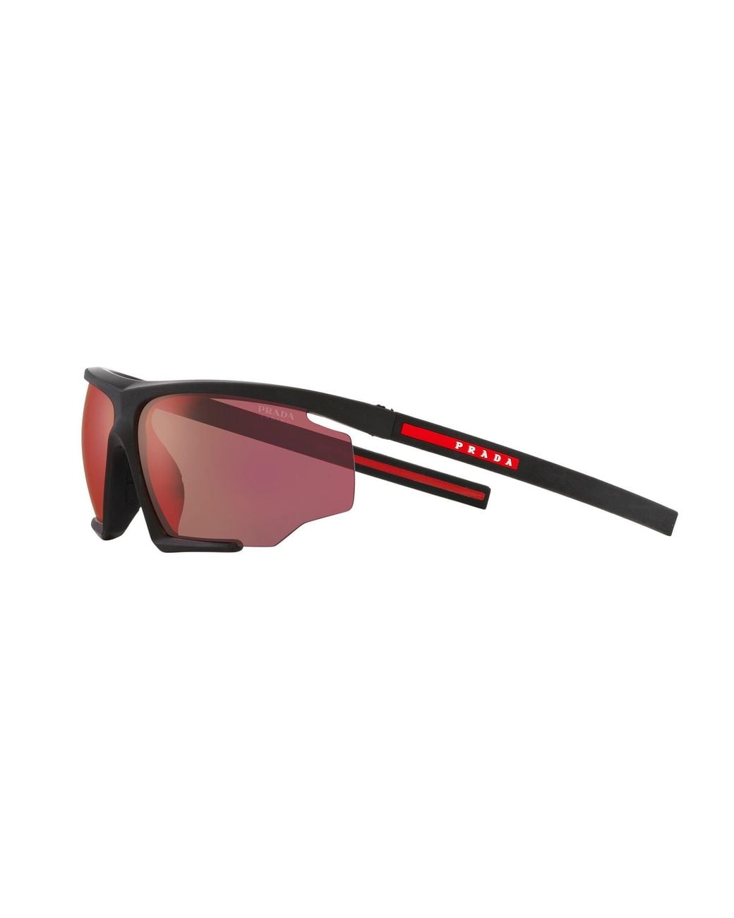 Paradas Linea Rosa Prada Linea Rossa Ps 07Ys Dg010A Sunglasses Injected Geometric Normal ...