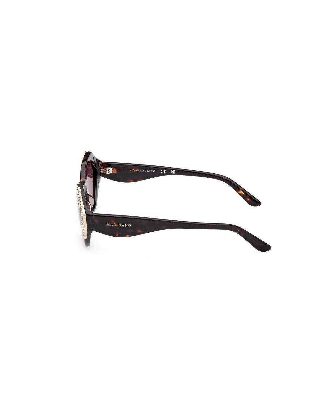 Guess Black Gm00026 52F Sunglasses Acetate Geometric Normal
