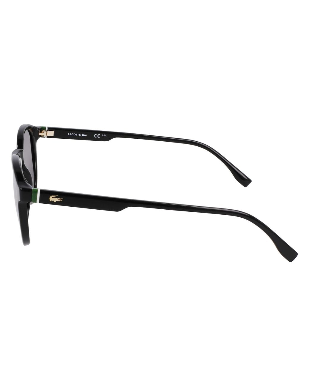 Lacoste Black 001 Sunglasses Bio-Inject Round Normal Normal