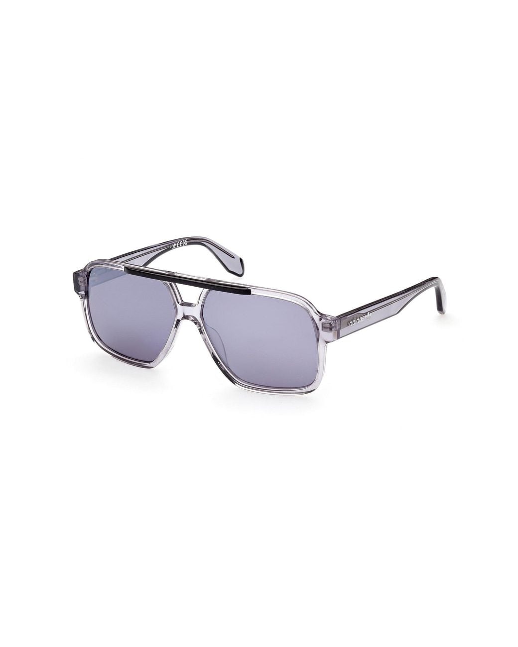 Adidas Black Or0066 20C Sunglasses Acetate Geometric Normal Mirror for men