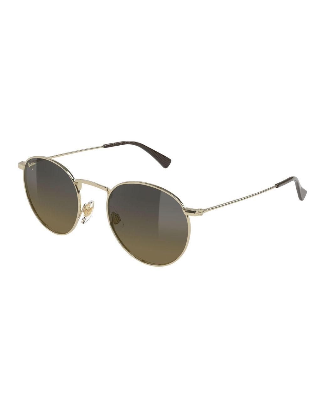 Maui Jim Black Mj0667S 018 Occhiali Da Sole Metallo Bronzo Rotonda