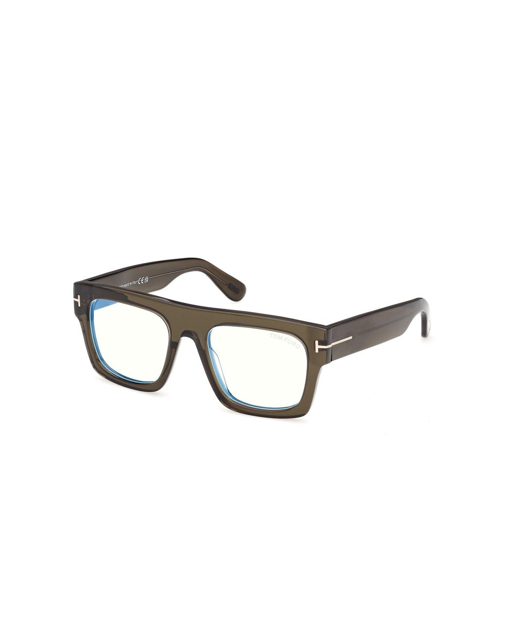 Tom Ford Black Ft5634-B 98 Optical Frames Acetate Geometric Normal for men