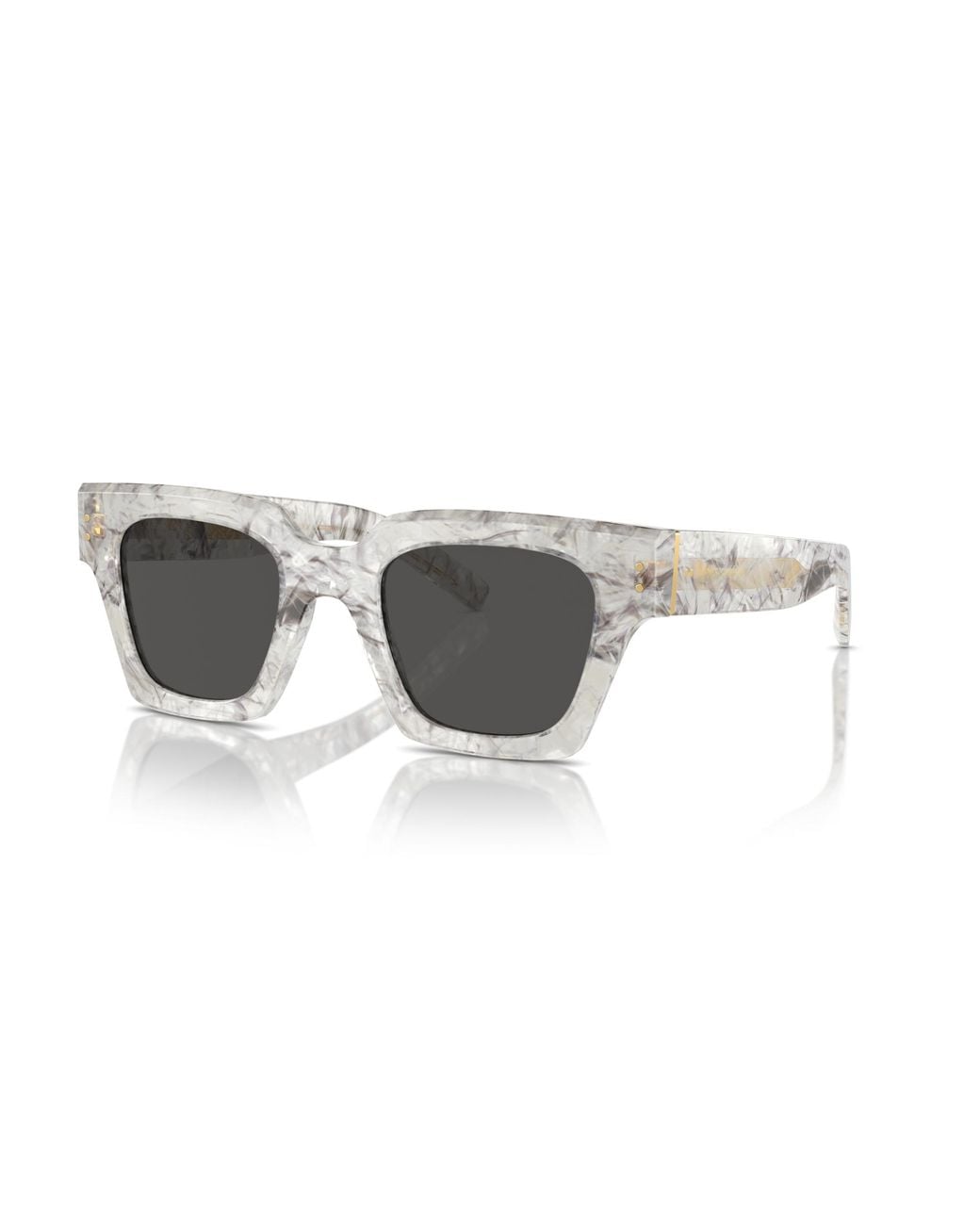 Dolce & Gabbana Black Dg4413 342887 Sunglasses Acetate Squared Normal for men