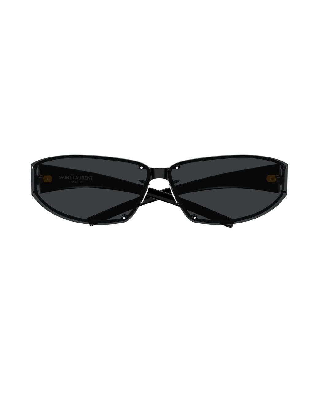 Saint Laurent Black Sl 963 001 Sunglasses Metal Squared for men