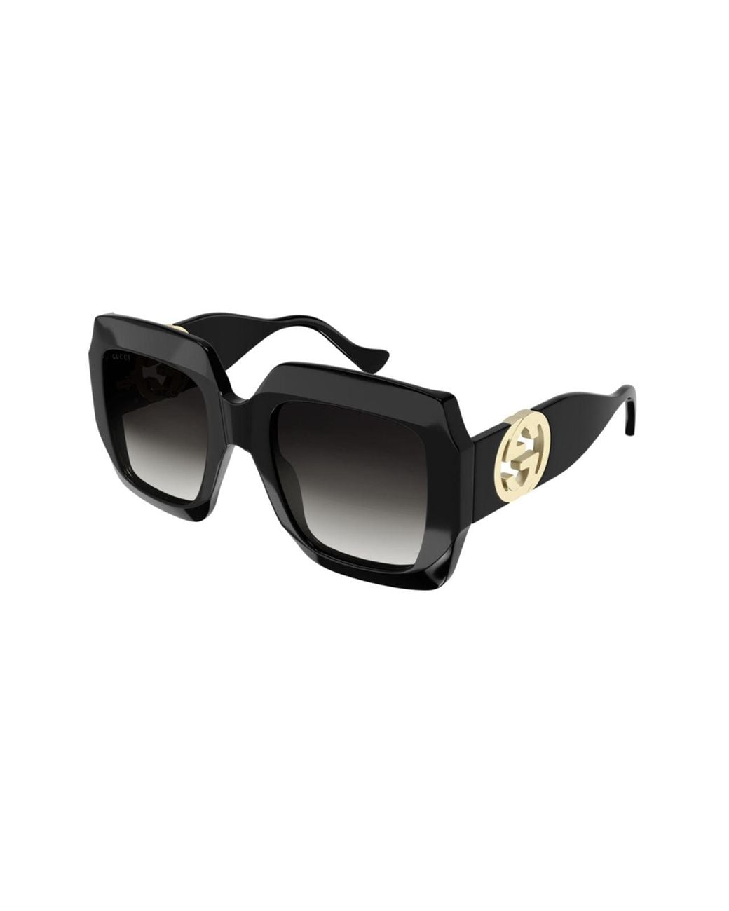 Gucci Black Gg1022S 006 Sunglasses Injected Squared Normal Shaded