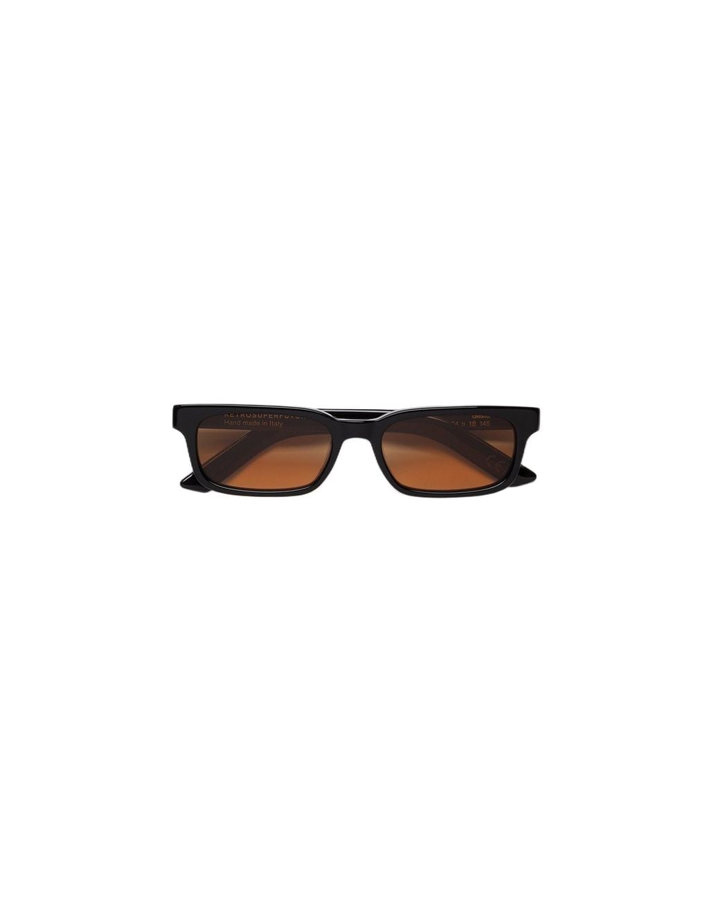 Retrosuperfuture Black Mti Gesto Refined Sunglasses Acetate Squared Normal