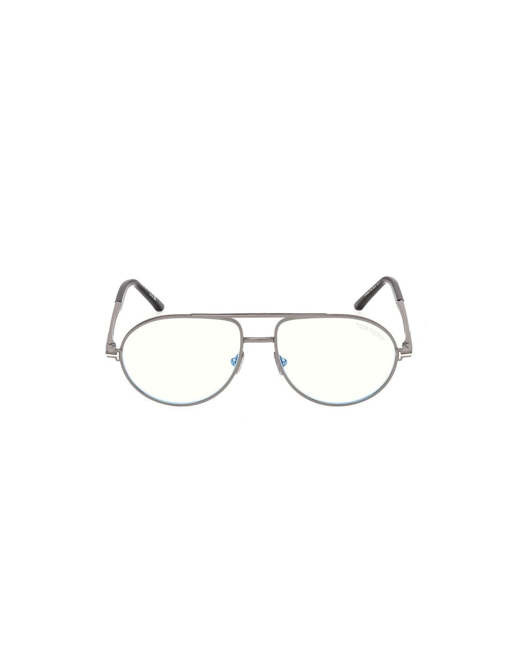 Tom Ford Black Ft6186-B 8 Optical Frames Metal Pilot Normal for men