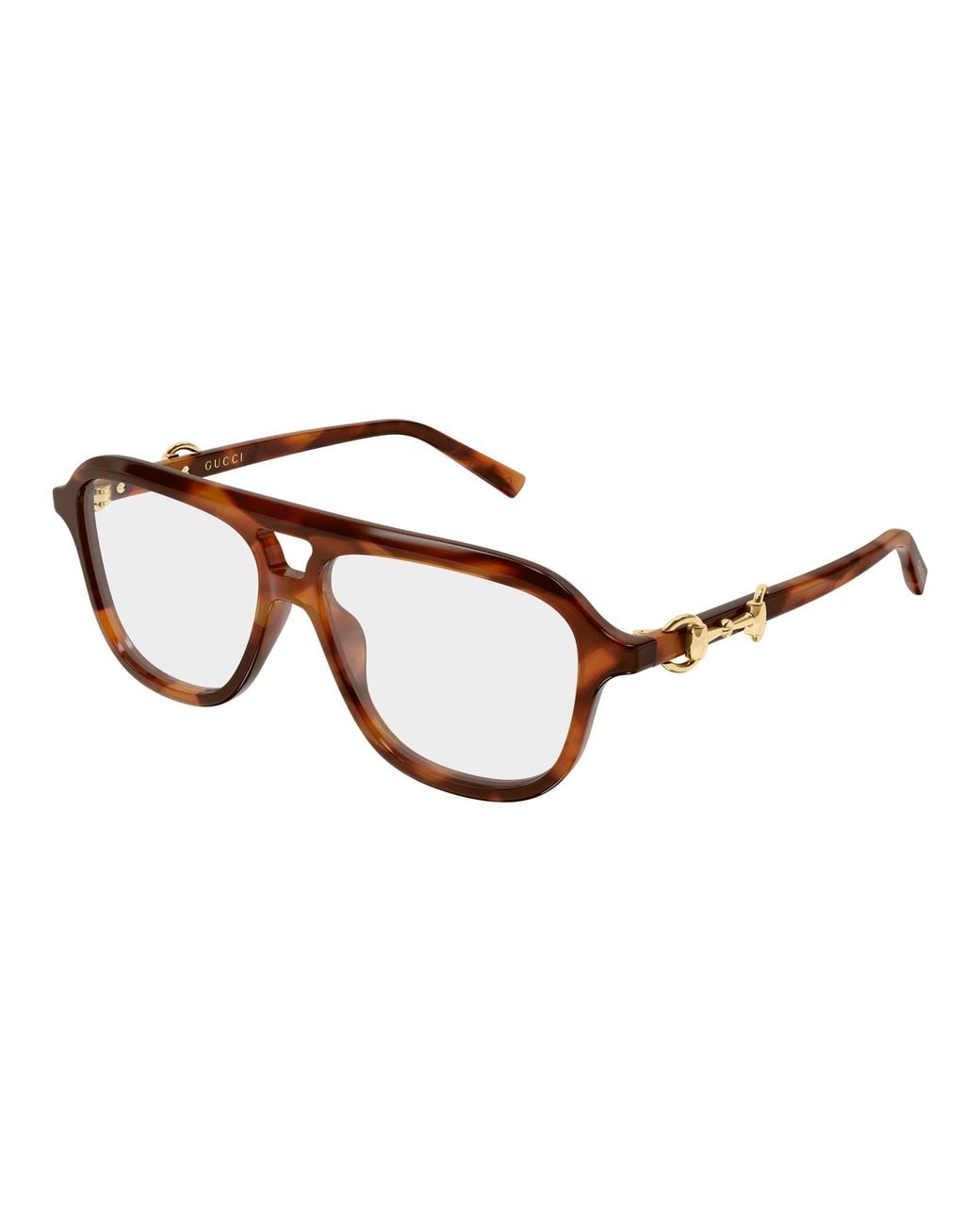 Gucci Black Gg2216O 002 Optical Frames Acetate Transparent Pilot