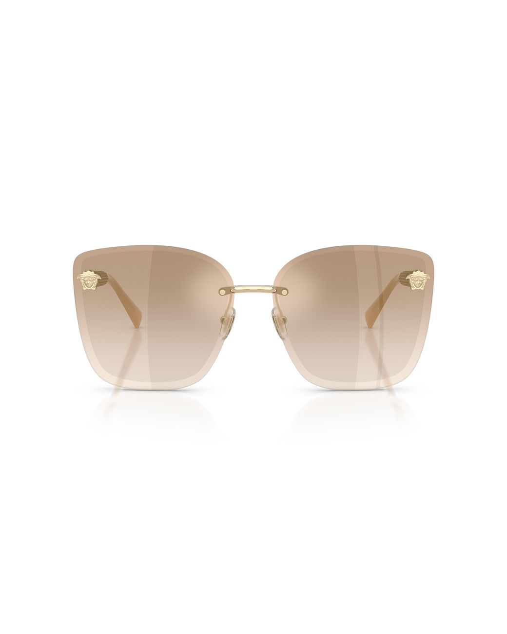 Versace Black Ve2292B 12625A Sunglasses Metal Cat Eye Normal Nuanced