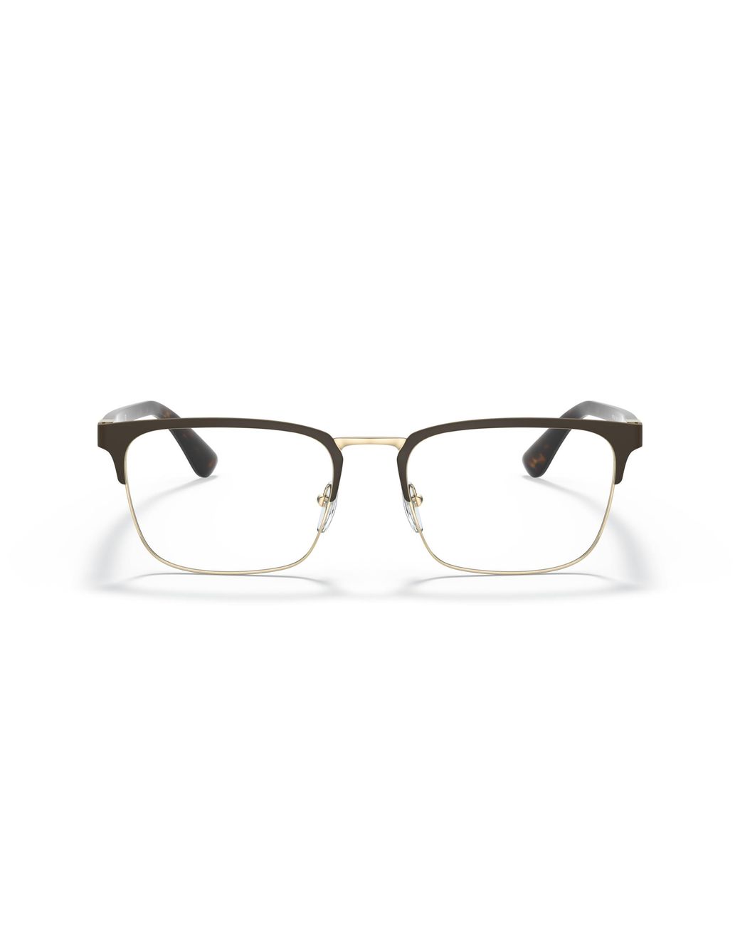 Prada Black Pr 54Tv 01U1O1 Optical Frames Metal Squared Normal for men