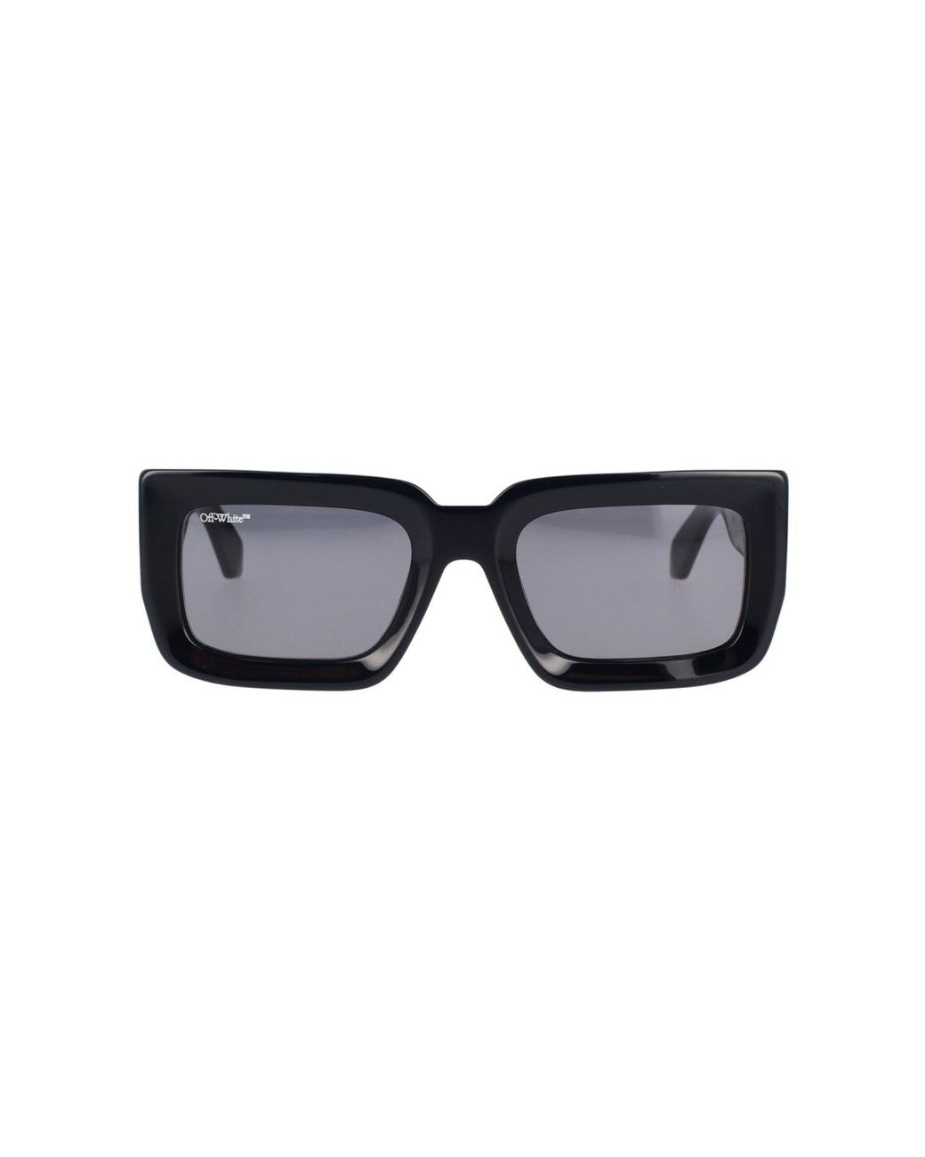 Off-White c/o Virgil Abloh Black Oeri073 Boston 1007 Dark Sunglasses Acetate Squared Normal