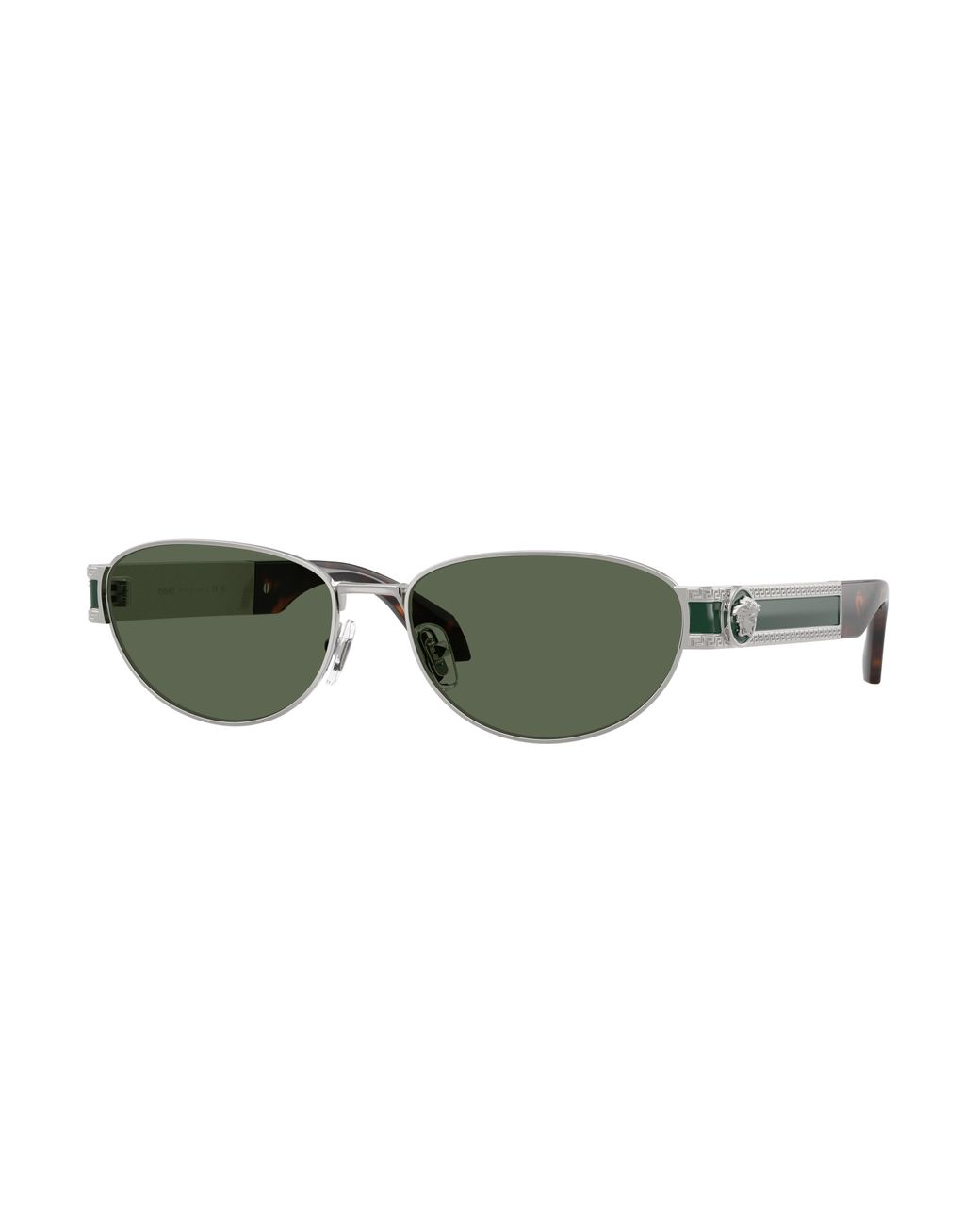 Versace Green Ve2304 152671 Sunglasses Metal Cat Eye Normal