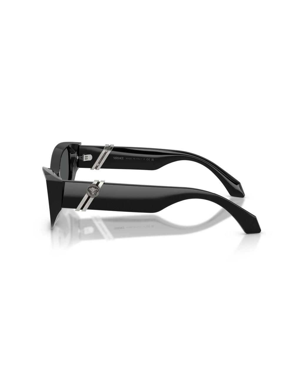 Versace Black Ve4520U Gb1/87 Sunglasses Acetate Cat Eye Normal