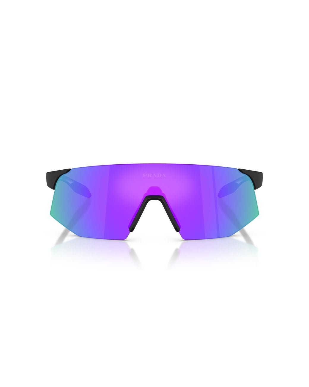 Prada Linea Rossa Black Ps C03Su 12P60Z Sunglasses Injected Geometric Normal for men