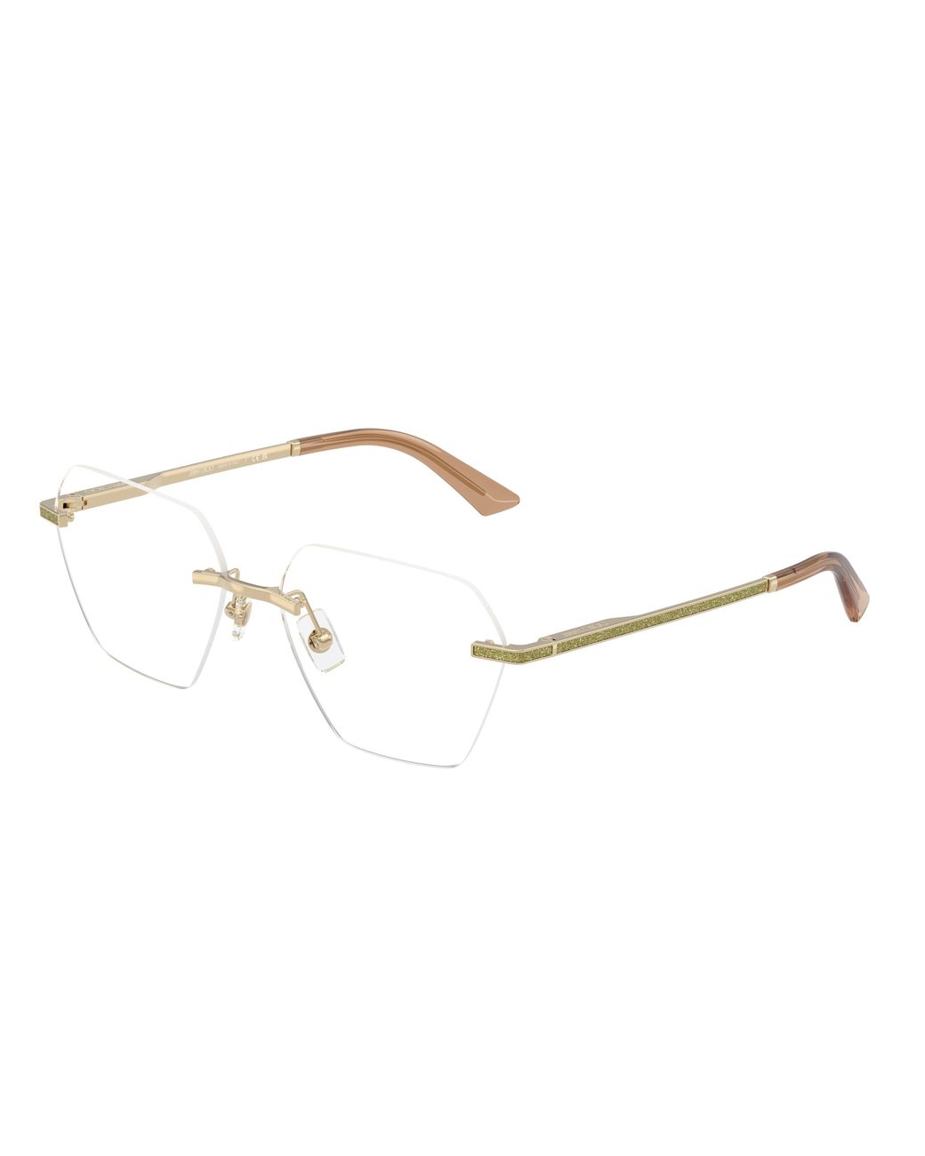 Jimmy Choo Black Jc2016J 3006 Optical Frames Metal Geometric Normal