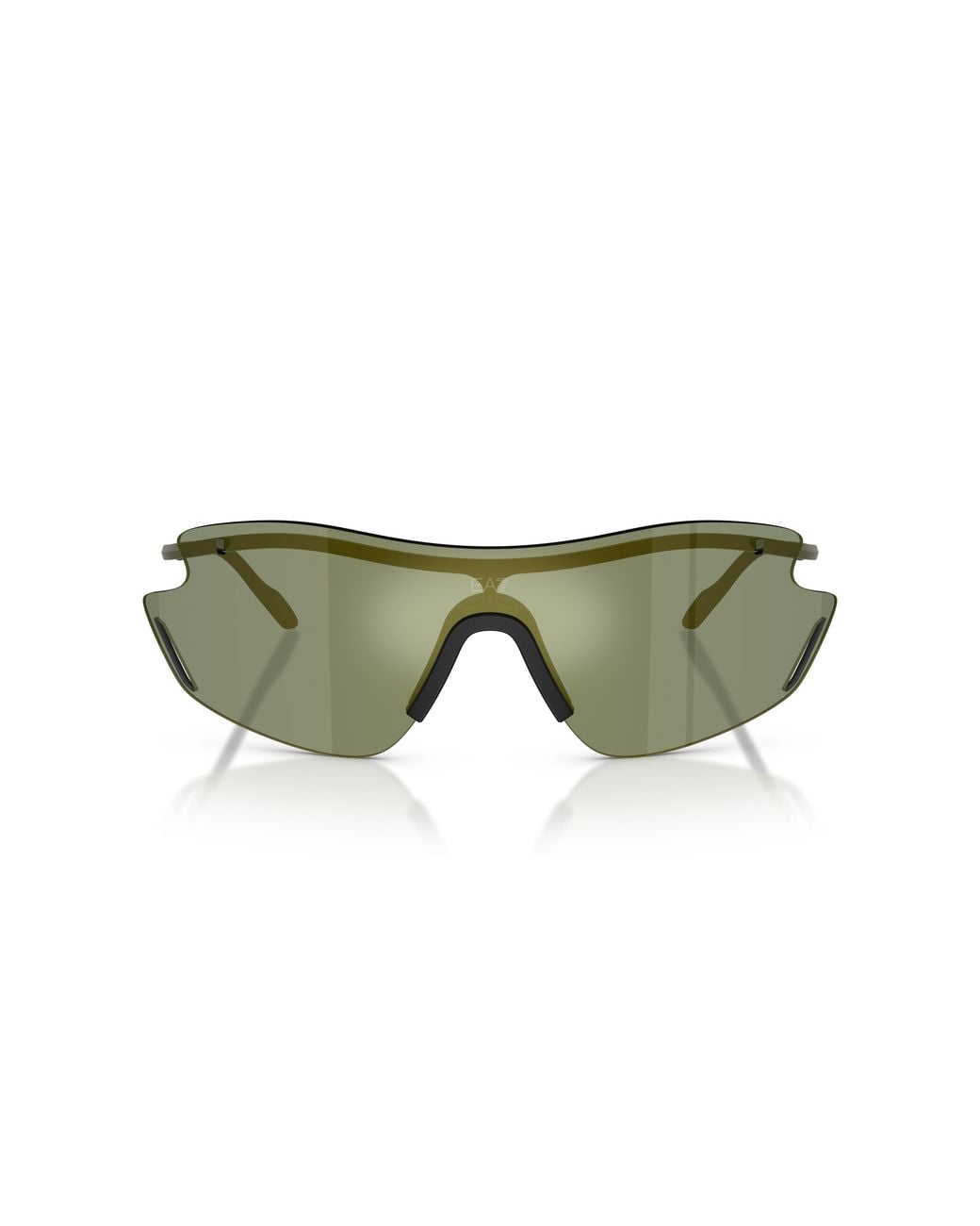 Moncler Green Q72001 34496R Sunglasses Metal Geometric Mirror for men