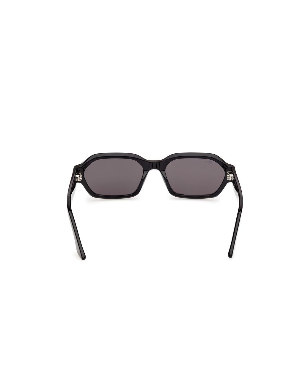 Gcds Black Gd0076 01A Sunglasses Acetate Smoke Geometric Normal