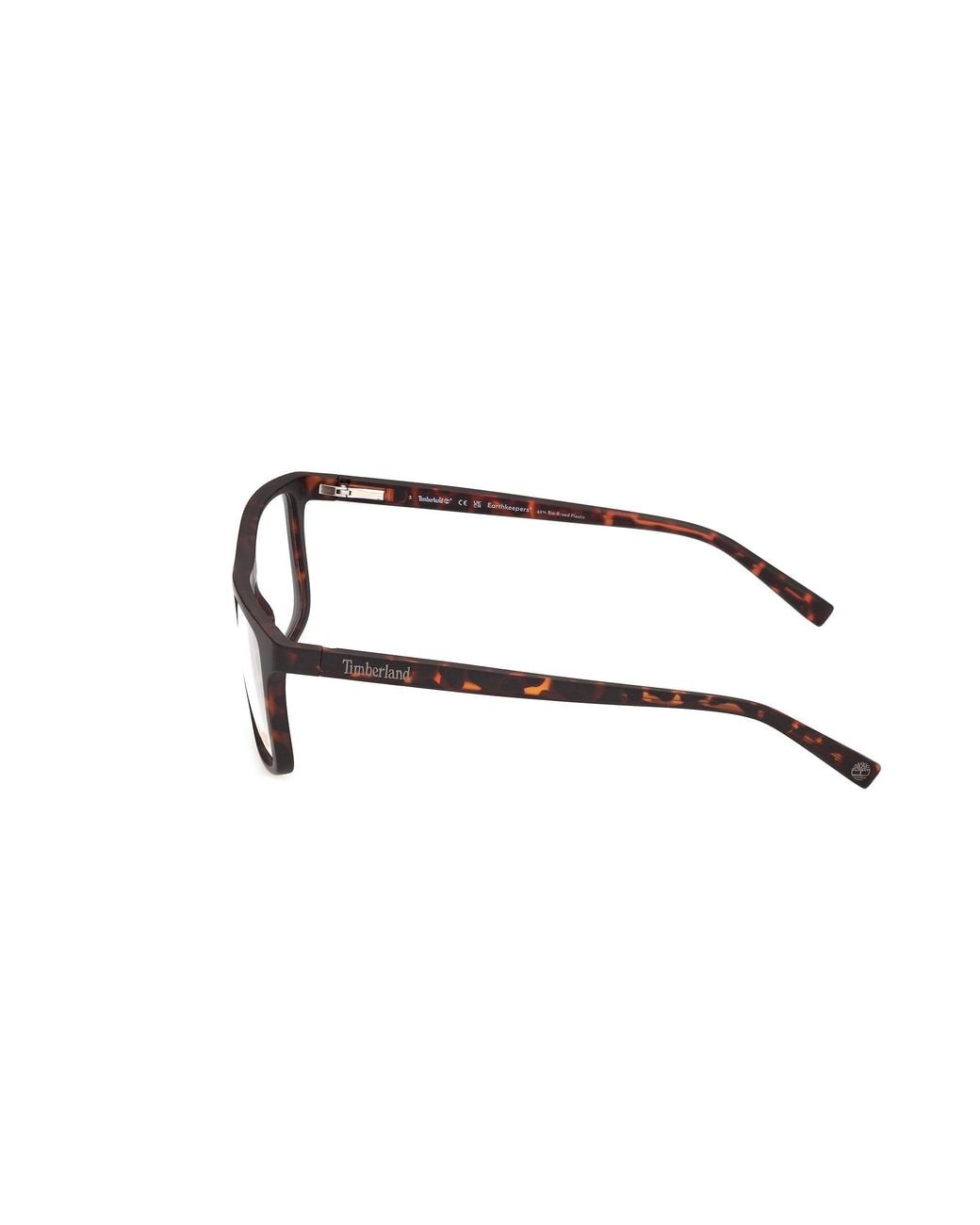 Timberland Black Tb50127 52 Optical Frames Injected Squared Normal for men