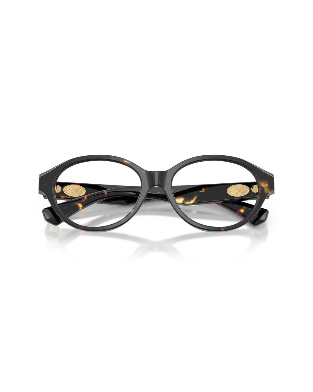 Burberry Black Be2466 4106 Optical Frames Acetate Transparent Round Normal