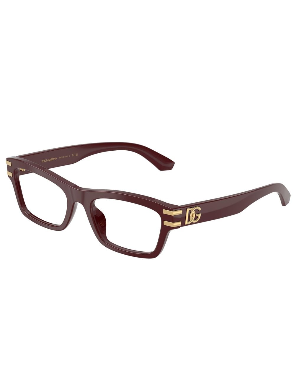 Dolce & Gabbana Black Dg3454 3091 Optical Frames Acetate Transparent Squared Normal