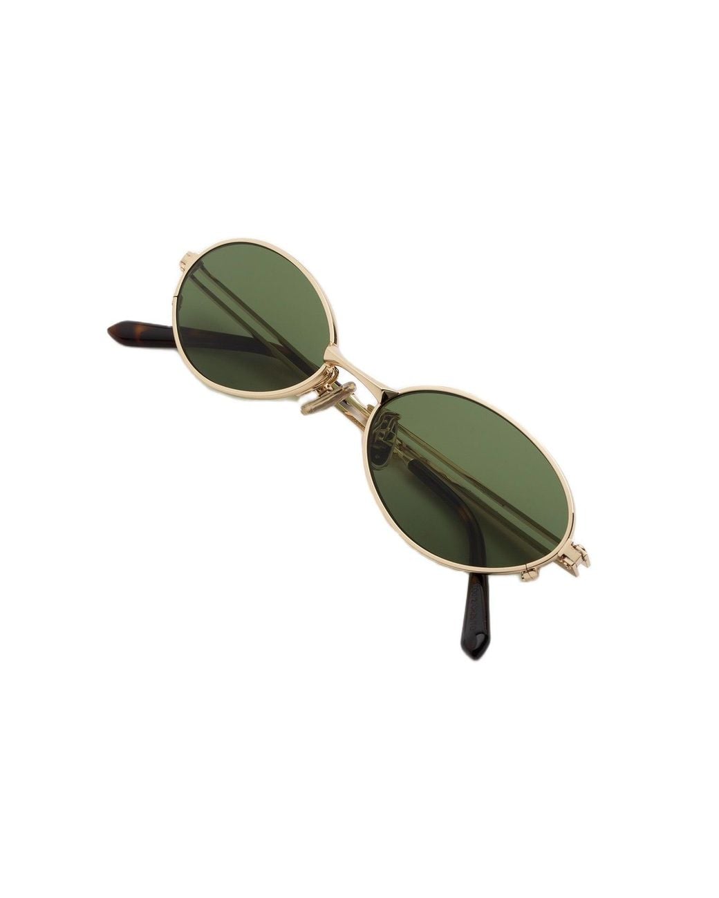 Retrosuperfuture Black Zo0 Luno Sunglasses Metal Geometric Normal