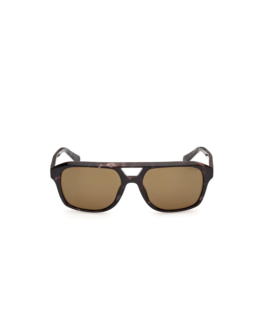 Guess Black Gu00364 20E Sunglasses Injected Pilot Normal for men