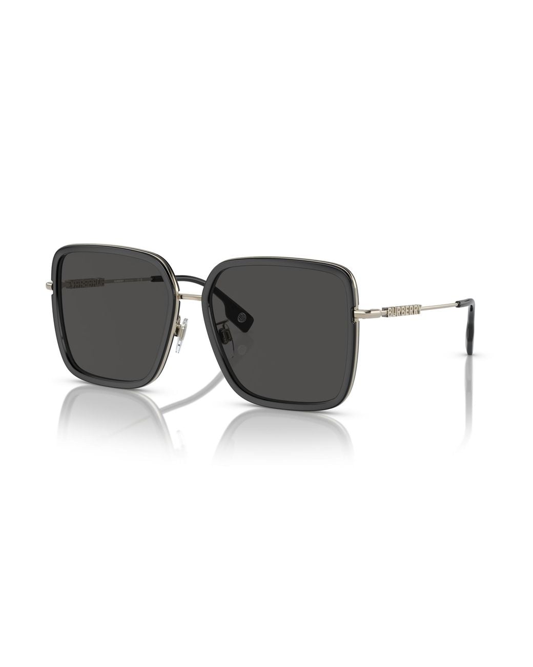 Burberry Black Be3145D Dionne 110987 Sunglasses Steel Squared Normal