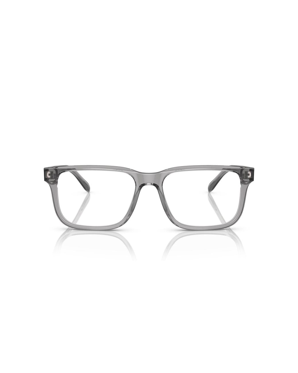 Emporio Armani Black Ea3218 5075 Optical Frames Acetate Transparent Squared Normal for men