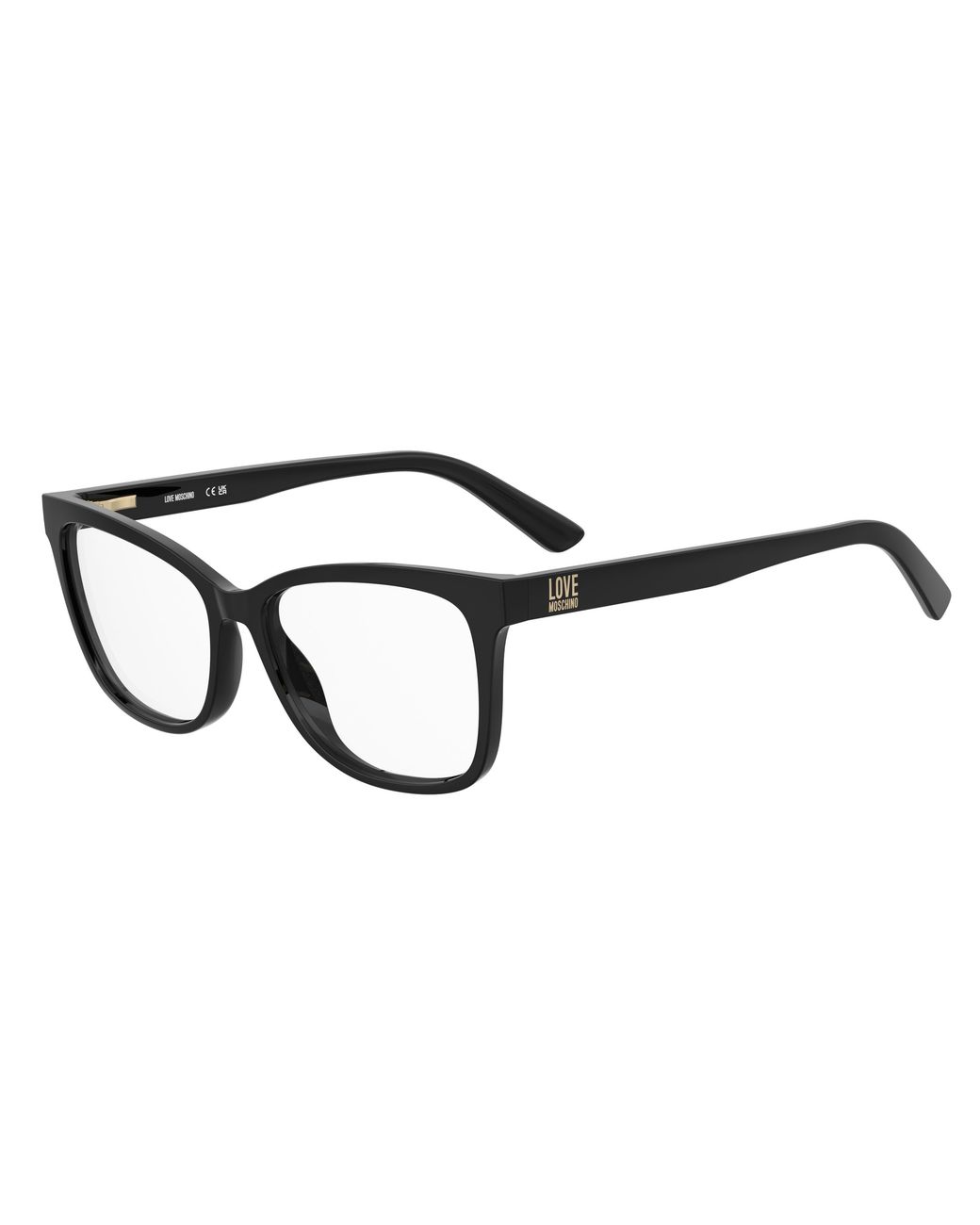 Moschino Black Mol660 807 Optical Frames Acetate Squared Normal