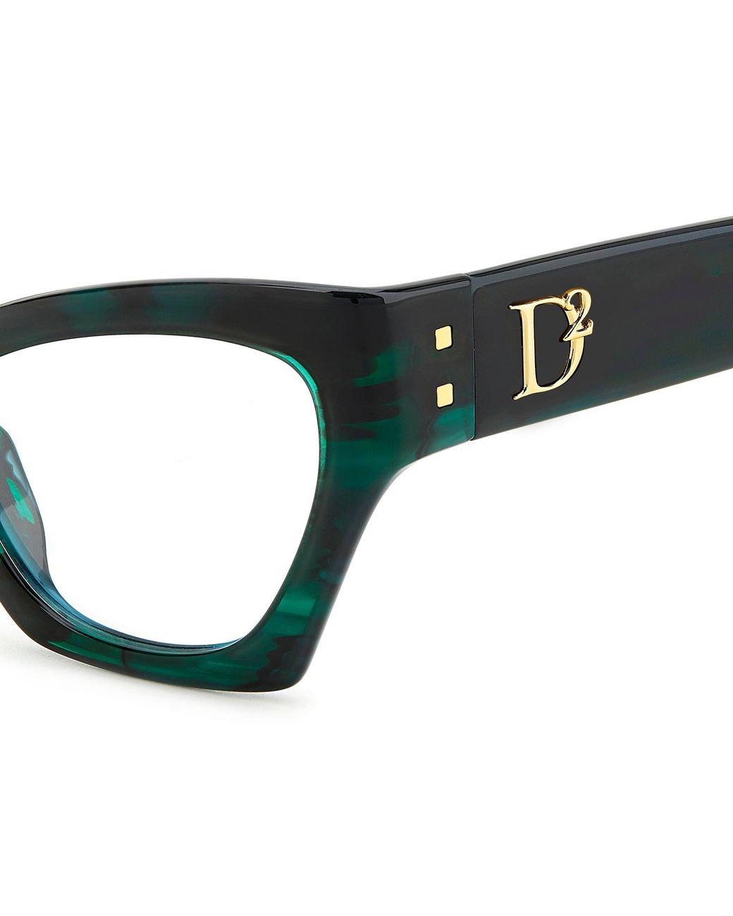 DSquared² Black D2 0133 6Ak Optical Frames Acetate Cat Eye