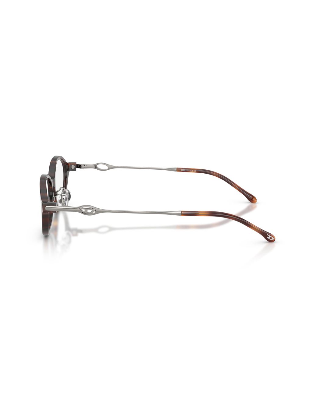 DIESEL Black Dl4030D 2003 Optical Frames Acetate Transparent Round Normal
